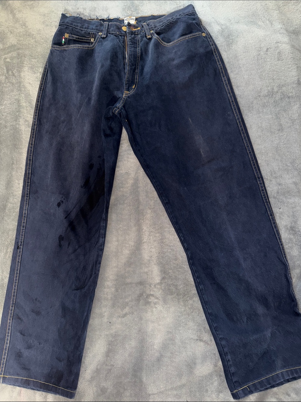 Vintage Moschino Jeans Dark Blue Wash